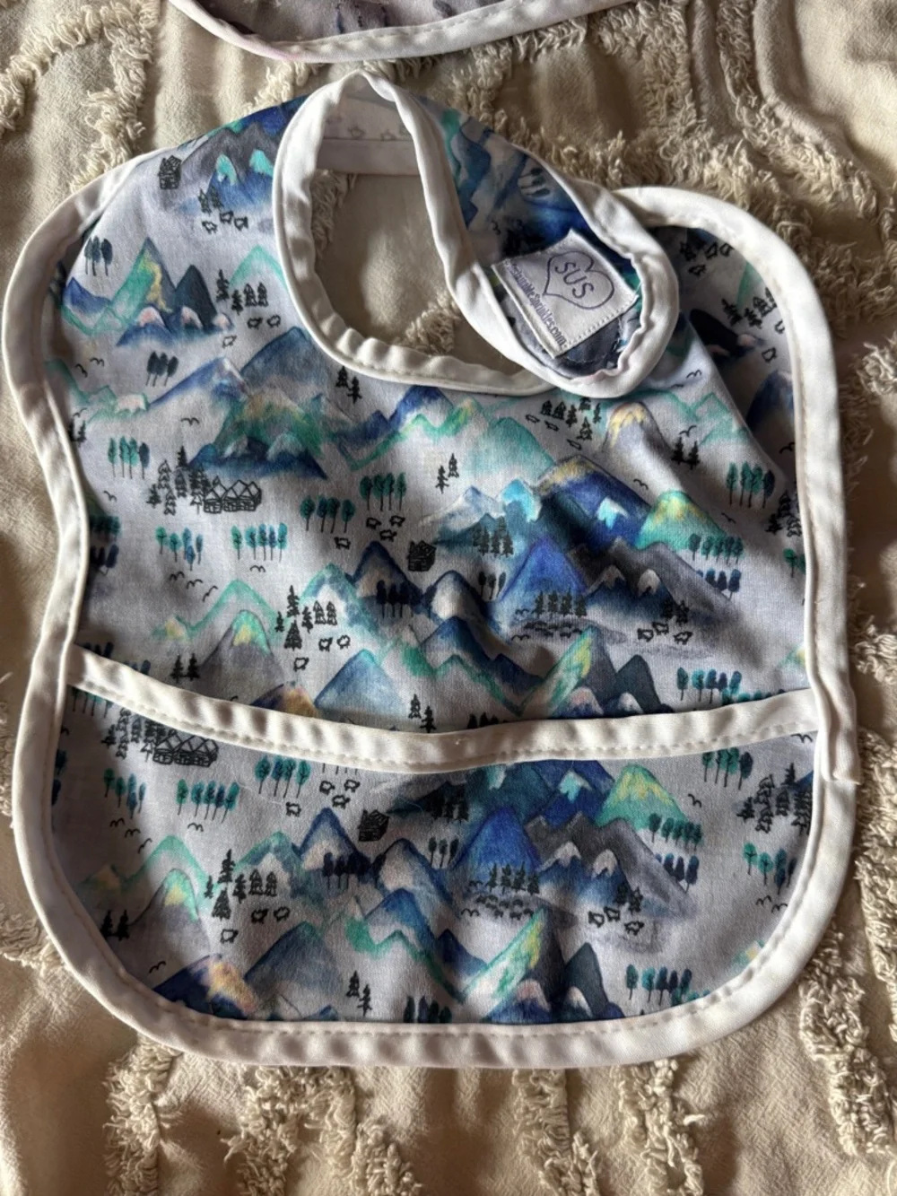 Assorted Kids Bibs Pack - 3 bibs by Sustainable Sprinkles (SUS) and 1 by Nicky’s